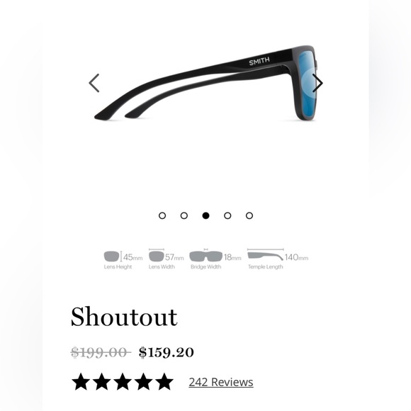 Smith - ChromaPop, Shoutout Sunglasses, Black Matte - Great condition - Picture 4 of 11